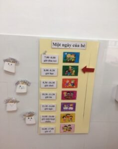 trang trí thời khóa biểu 20