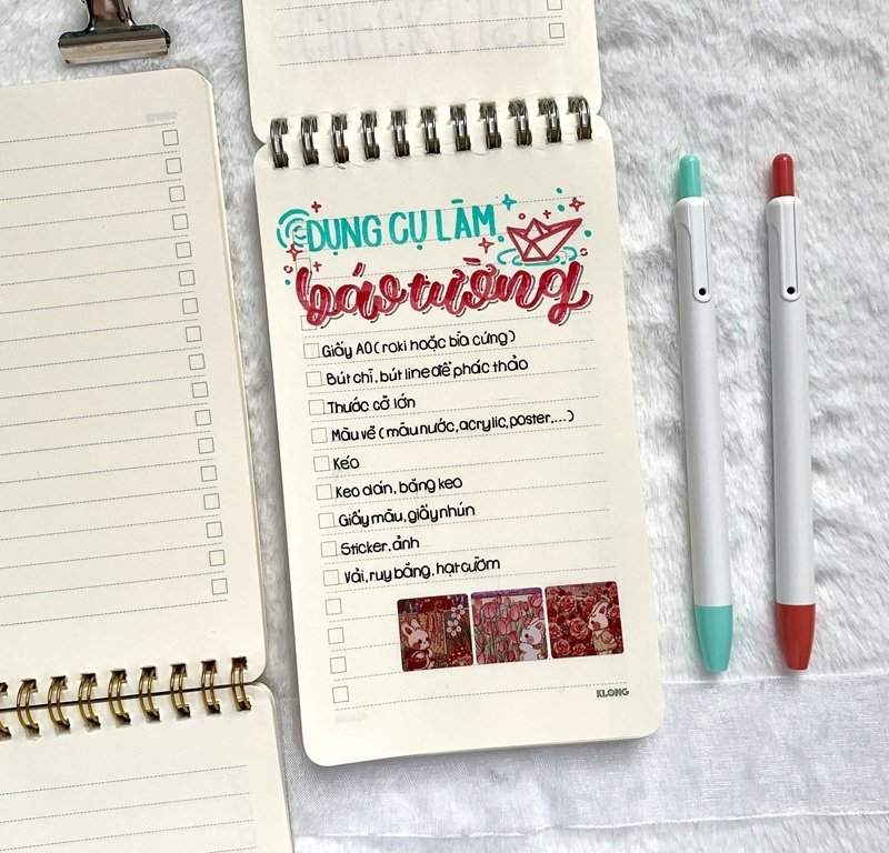 trang trí vở 13