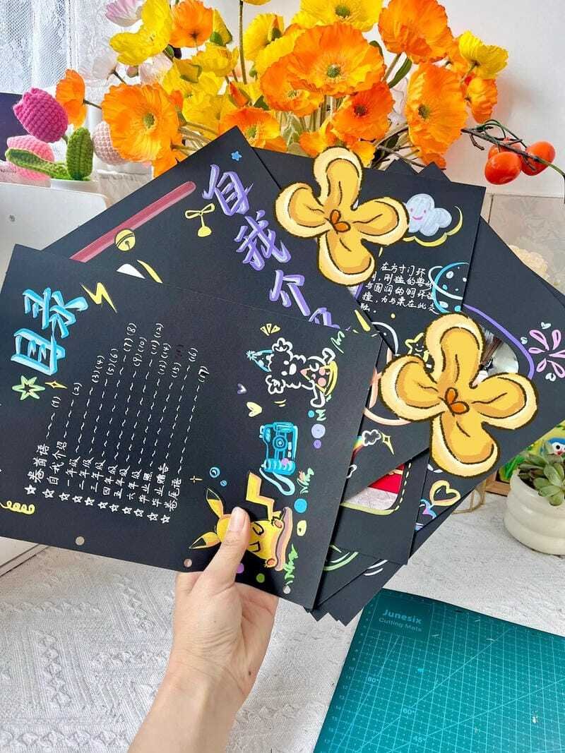 Trang trí vở sáng tạo với tone màu pastel dễ thương