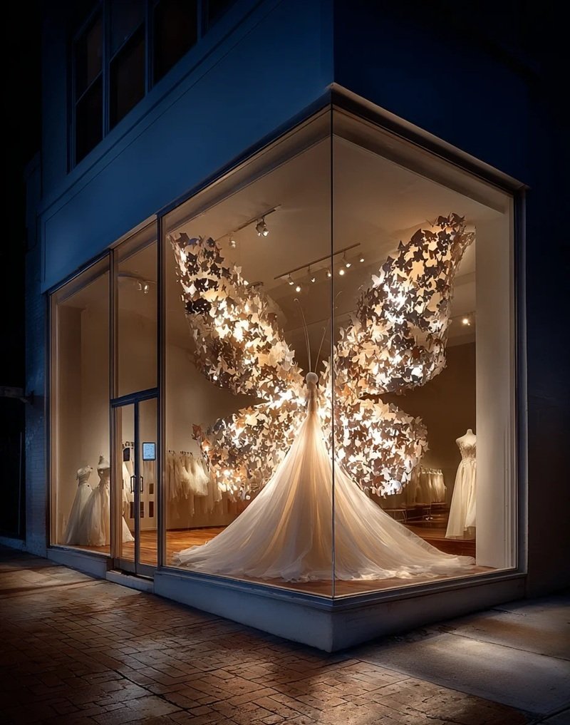 trang trí window display 9