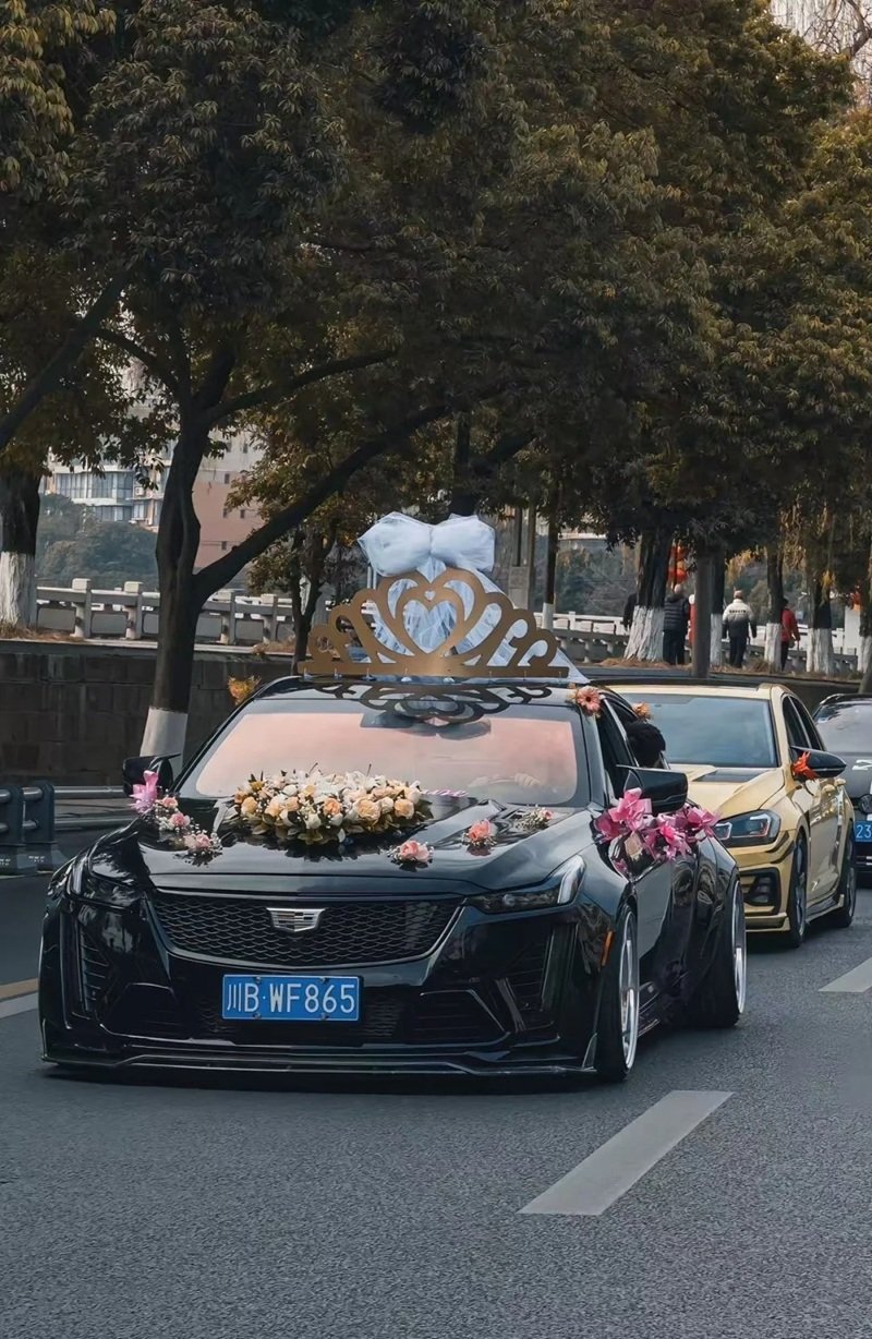 trang trí xe hoa đơn giản