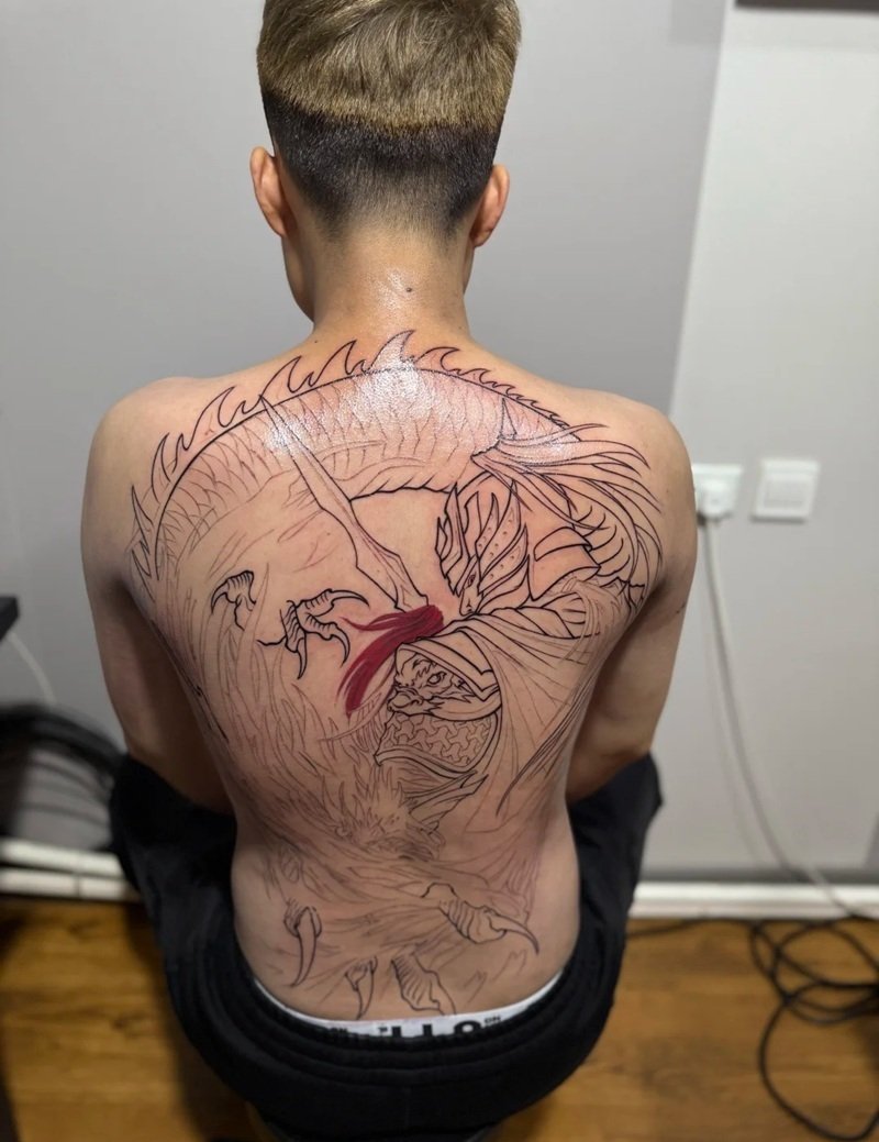 vẽ hình xăm triệu vân 11