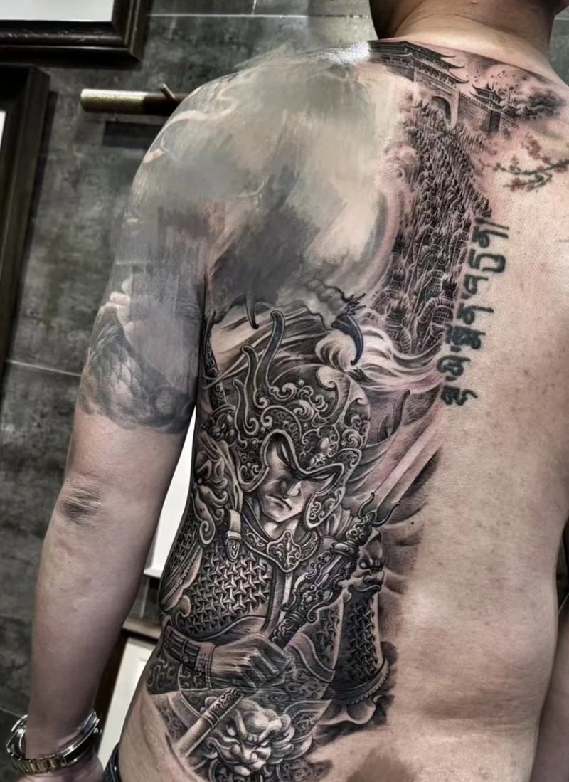 vẽ hình xăm triệu vân 14