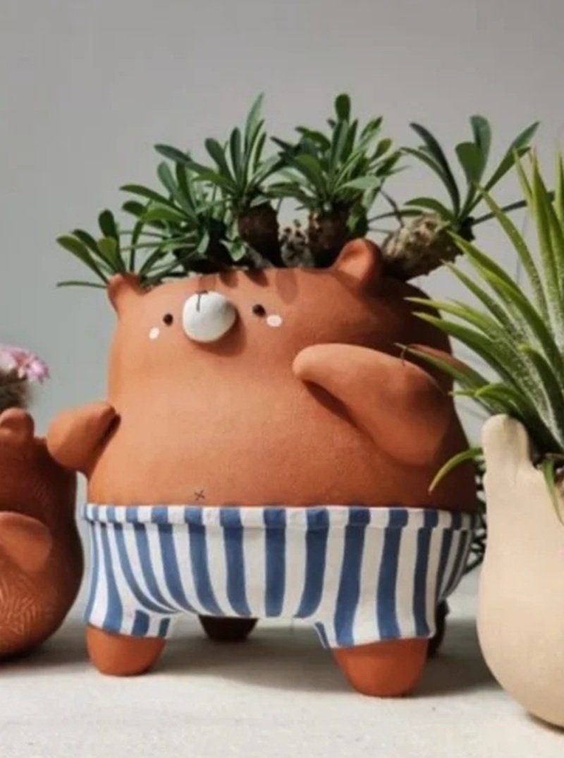 vẽ trang trí chậu cảnh lớp 8