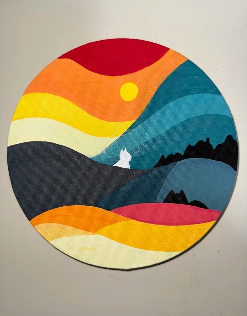 vẽ trang trí hình tròn