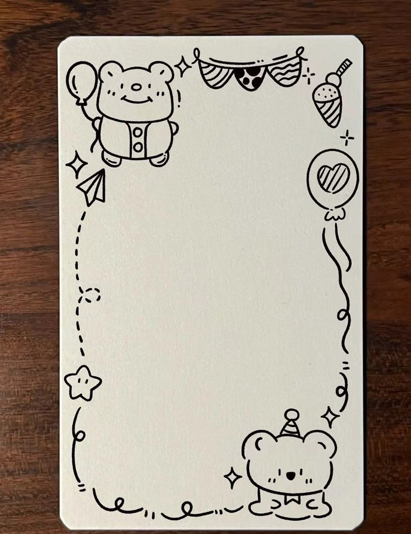 vẽ trang trí viền giấy a4 đẹp 30