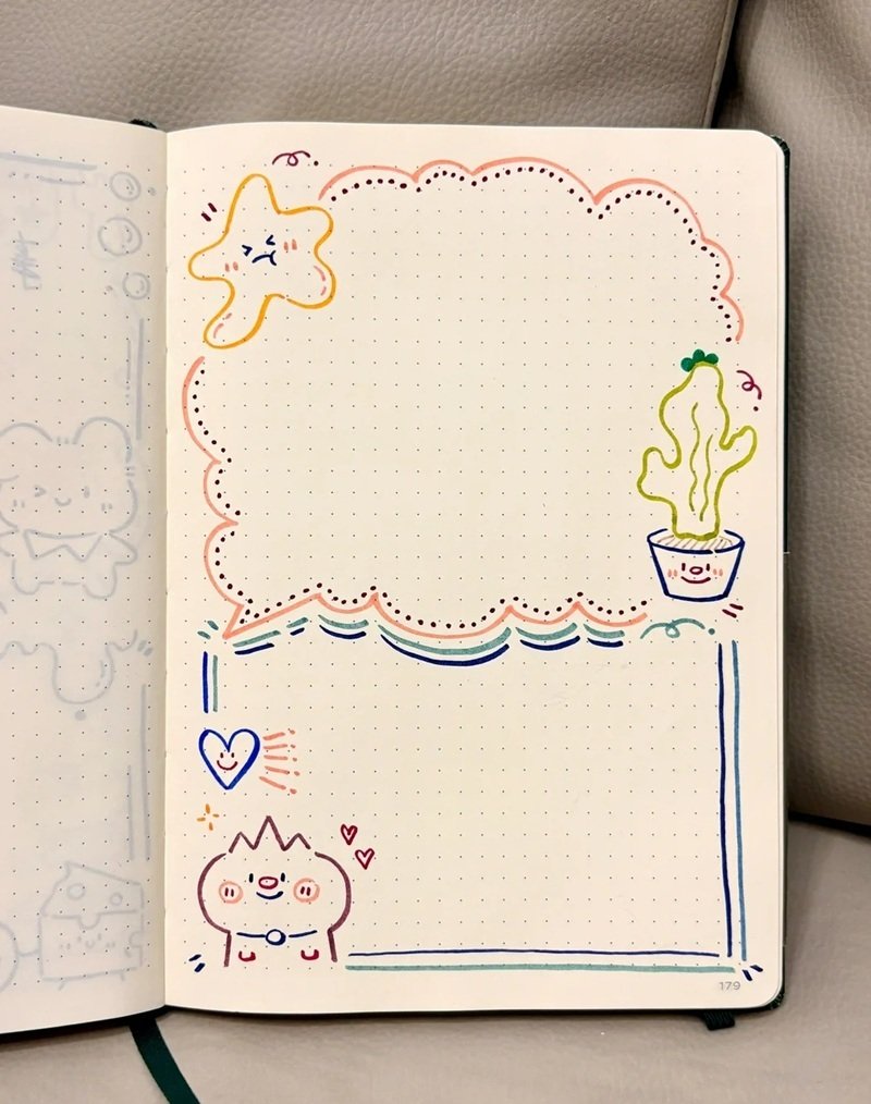 vẽ trang trí viền giấy a4 đẹp 35