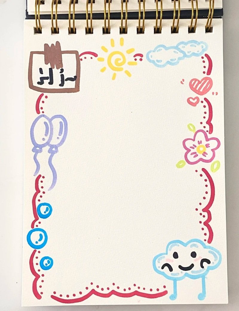 vẽ trang trí viền giấy a4 đẹp 36