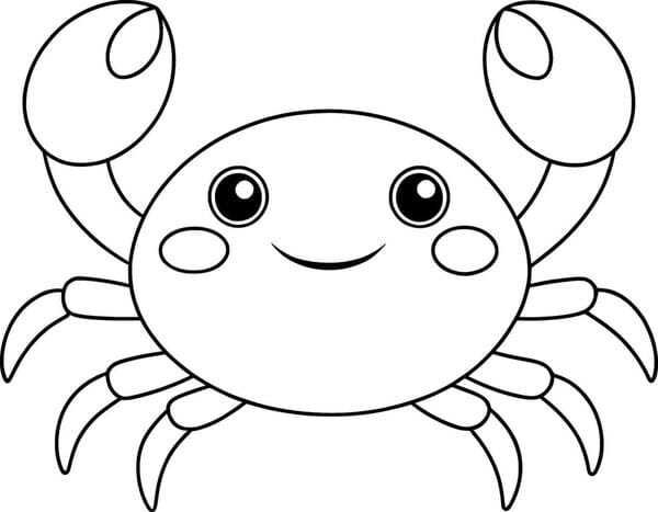 hình con cua tô màu