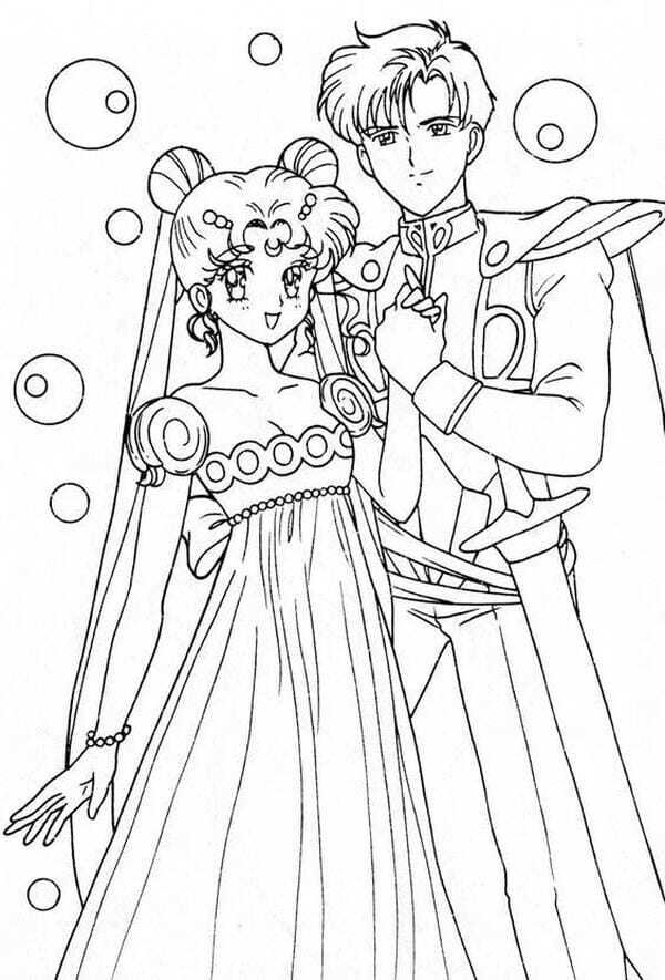 thủy thủ mặt trăng tô màu​