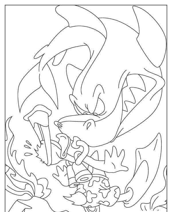 tô màu cá mập 1