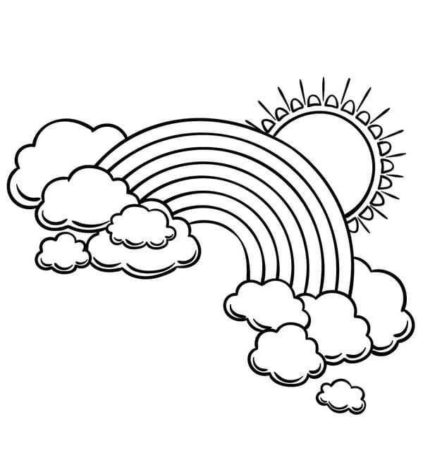 tô màu cầu vồng 16
