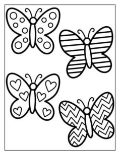 tô màu con bướm 23
