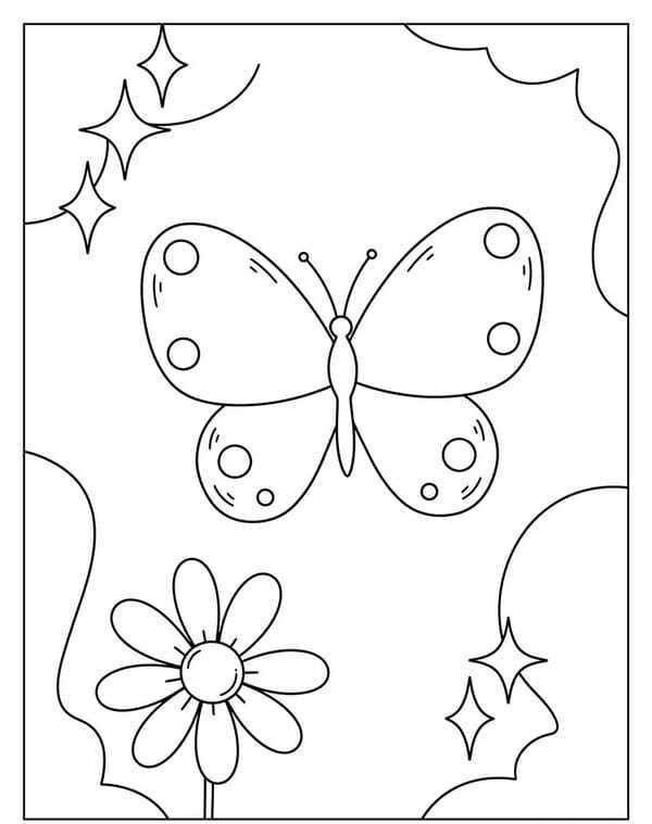 tô màu con bướm 29