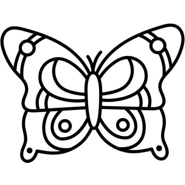 tô màu con bướm 5