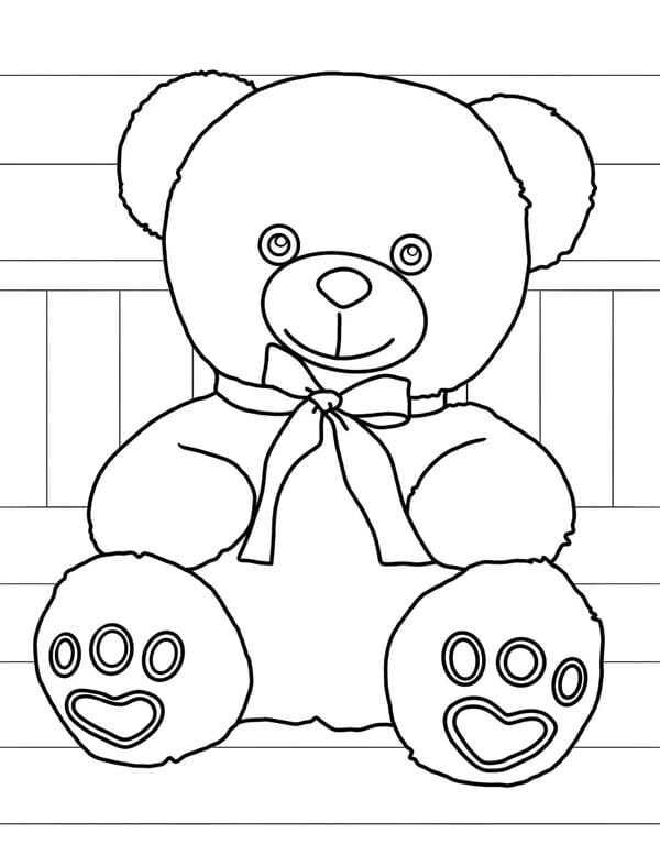 tô màu con gấu 19