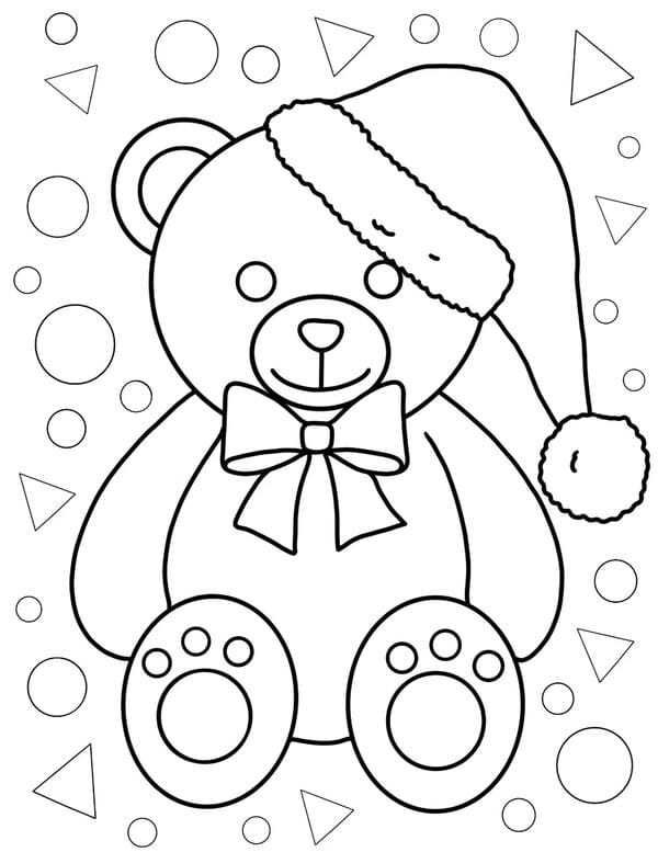 tô màu con gấu 22