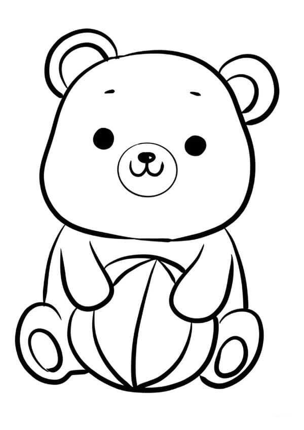 tô màu con gấu 26