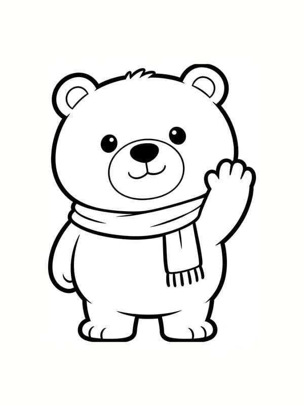 tô màu con gấu 27