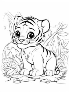 tô màu con hổ 22