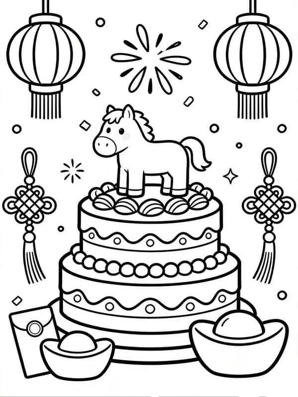 tô màu con ngựa 13