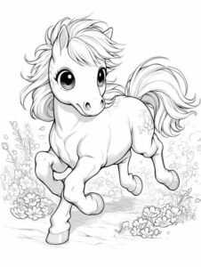 tô màu con ngựa 30