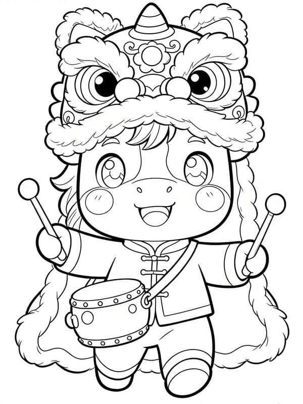 tô màu con ngựa 7