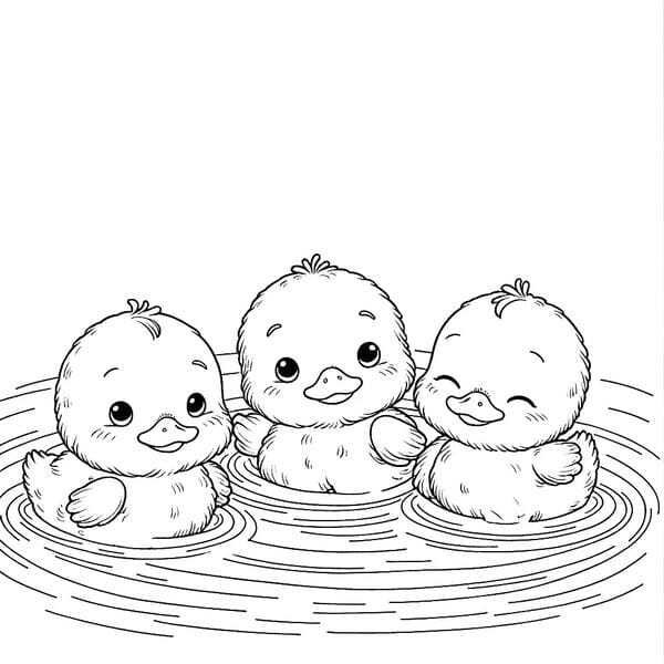 tô màu con vịt 17