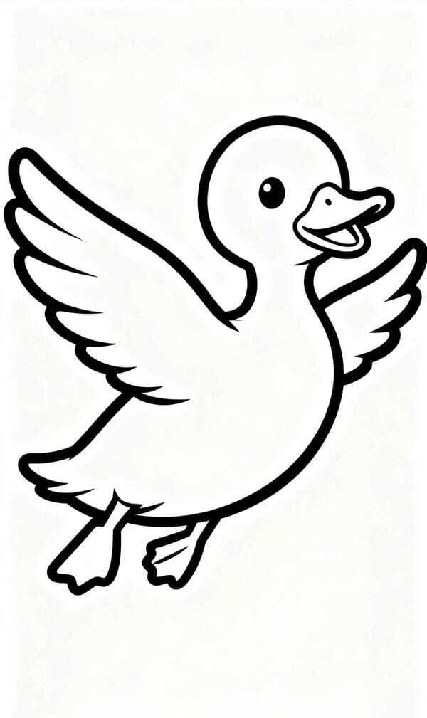 tô màu con vịt 22