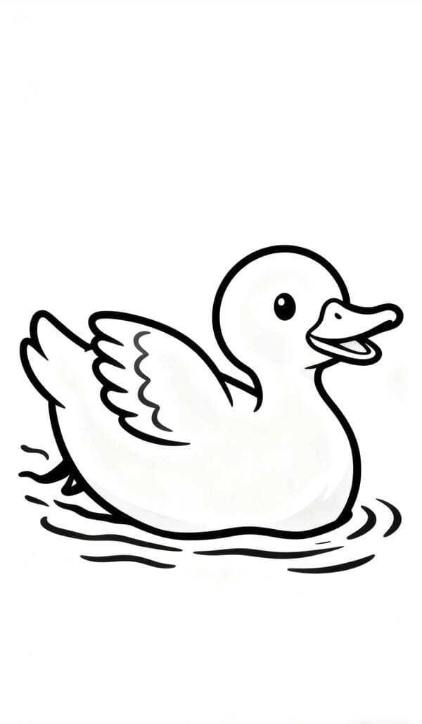 tô màu con vịt 25