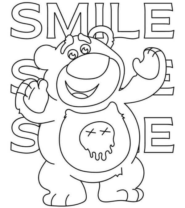 tô màu gấu dâu 16