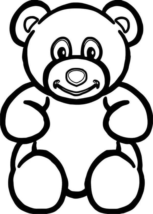 tô màu gấu dâu 19