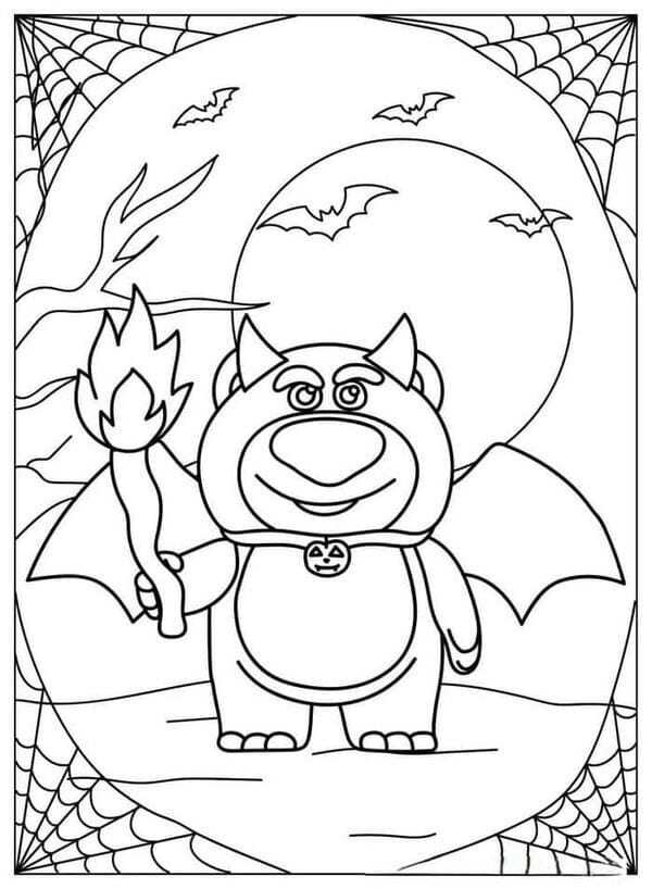 tô màu gấu dâu 21