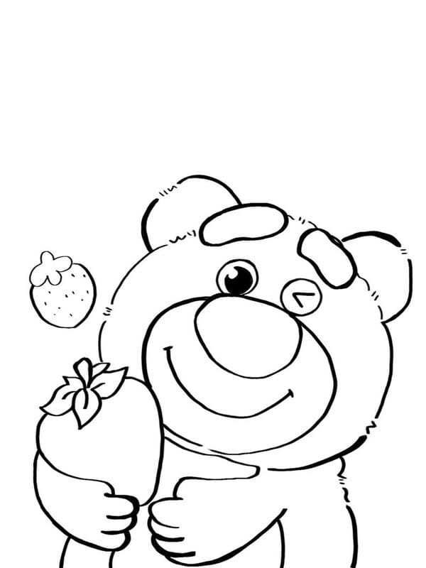 tô màu gấu dâu 23