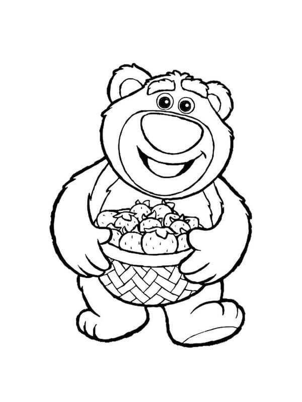 tô màu gấu dâu 24