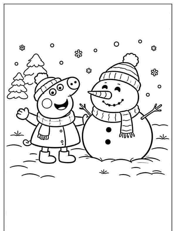 tô màu heo peppa 18