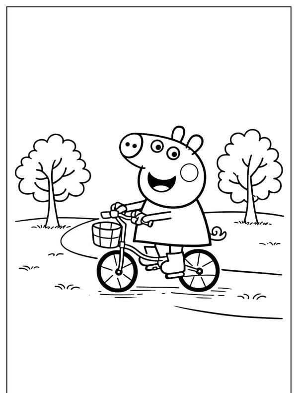 tô màu heo peppa 19