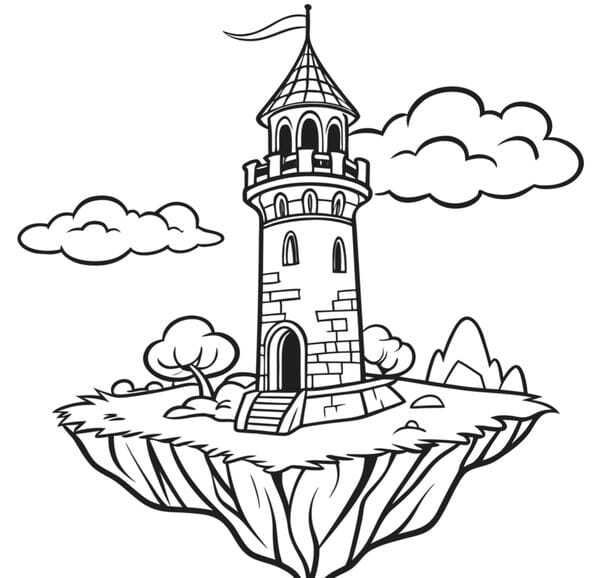 tô màu lâu đài 16