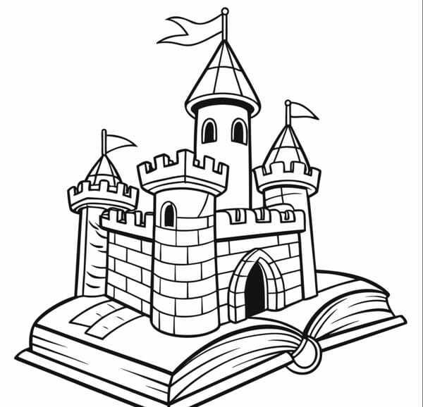 tô màu lâu đài 17