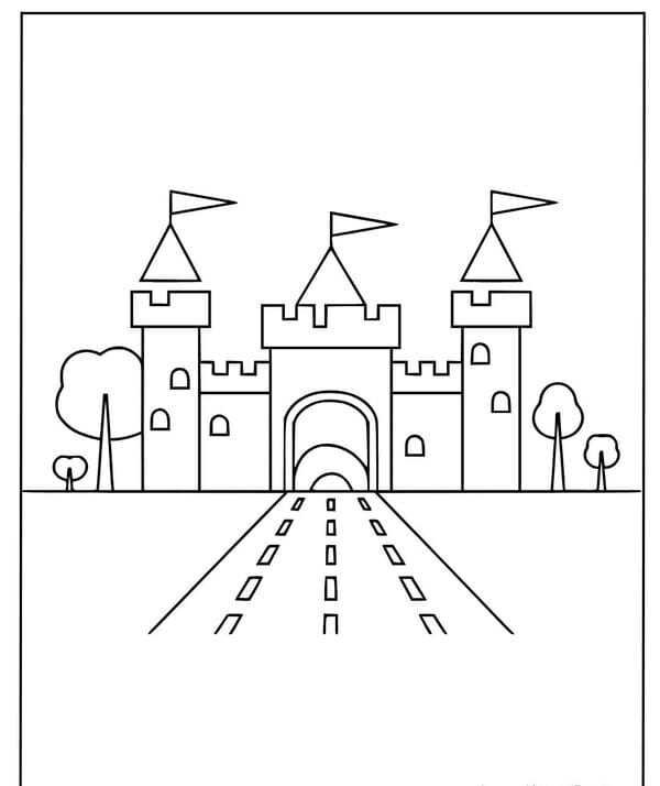 tô màu lâu đài 3