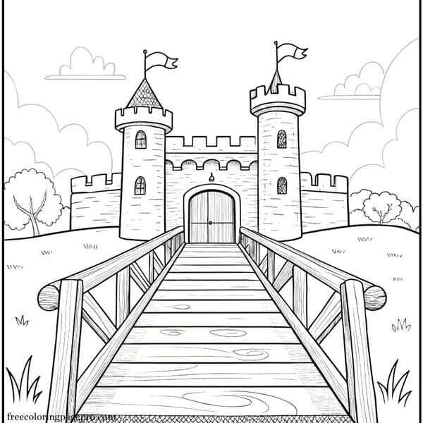 tô màu lâu đài 9