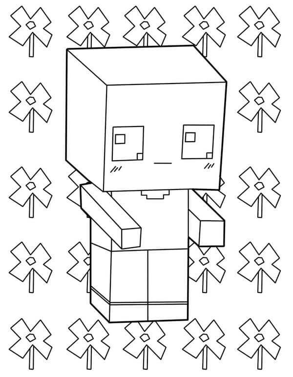 tô màu minecraft 21