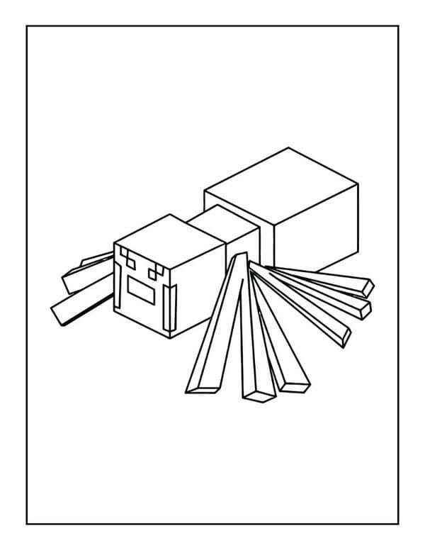 tô màu minecraft 8