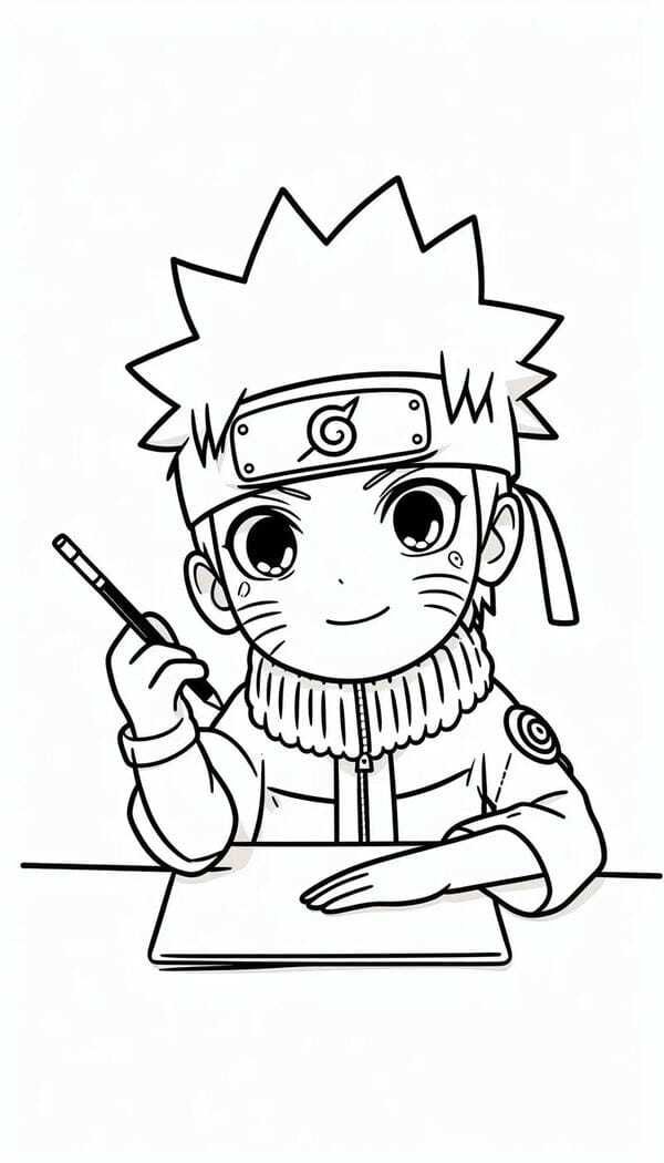tô màu naruto chibi