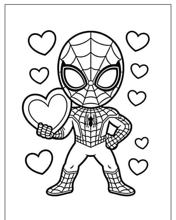 tô màu người nhện 16