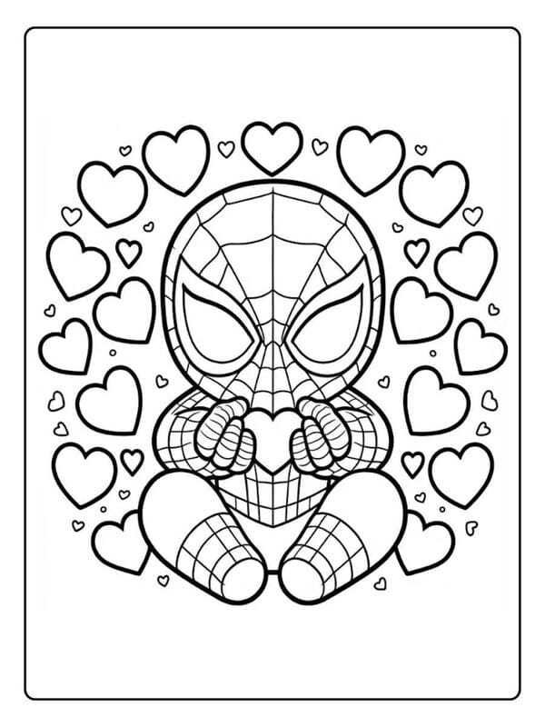 tô màu người nhện 22