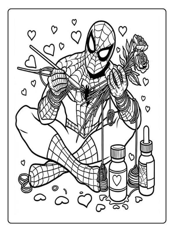 tô màu người nhện 24