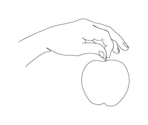 tô màu quả táo 17