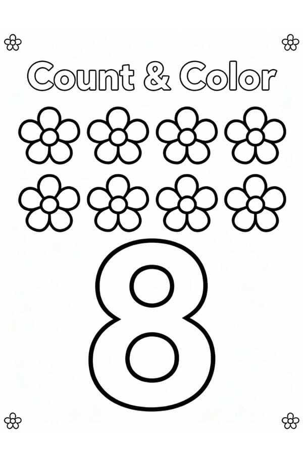 tô màu số 8 18