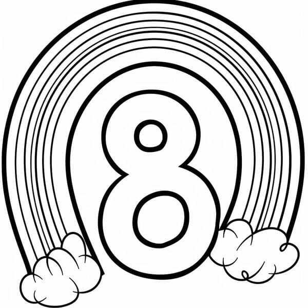 tô màu số 8 21
